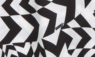 Boardies Kids' Hypnotic Print Button-up Shirt In Black White