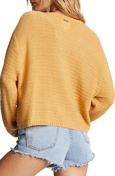 Shop Billabong Every Day Cotton Blend Sweater In Gold Coast
