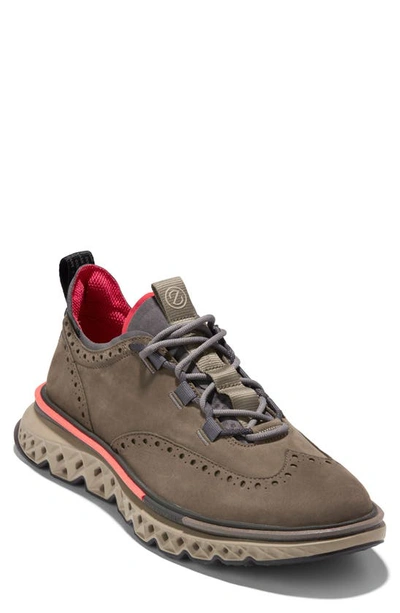 Cole Haan Men's 5.zerogrand Wing Oxford Shoes In Stone Grey