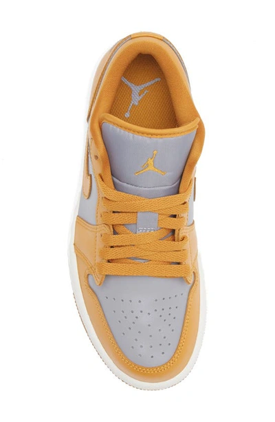 Shop Jordan Air  1 Low Sneaker In Cement Grey/ Chutney/ Sail