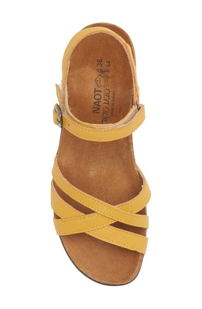 Naot Patricia Sandal In Marigold Leather