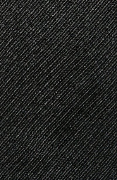 Shop Hugo Boss Solid Silk Skinny Tie In Black