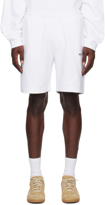 Shop Helmut Lang White Core Shorts In White - 100