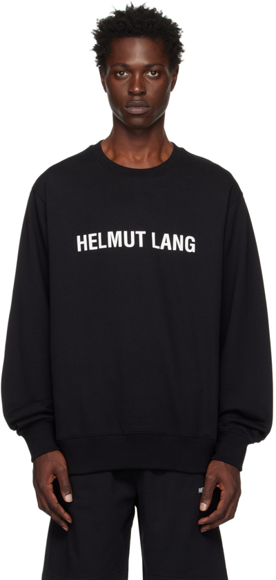 Shop Helmut Lang Black Core Crewneck In Black - 001
