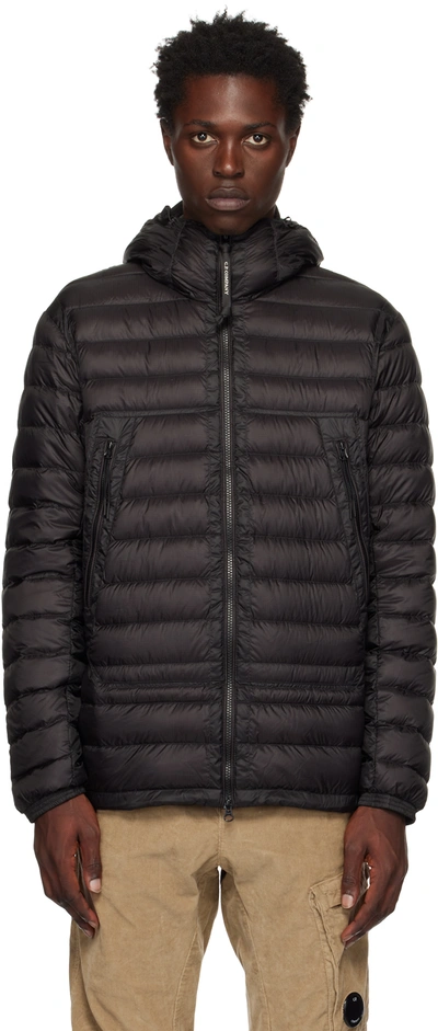 C.p. Company Dd Shell Goggle Down-filled Jacket In 999 Black