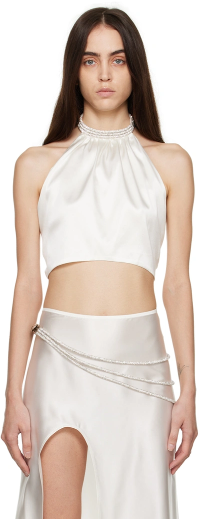 Shop Nué Off-white Kaia Tank Top In Ivory