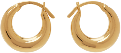 Shop Sophie Buhai Gold Tiny Essential Earrings In 18k Gold Vermeil