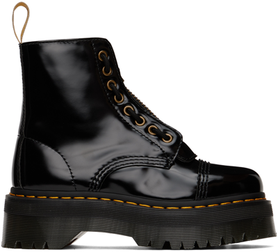 Shop Dr. Martens' Black Vegan Sinclair Ankle Boots In Black Oxford