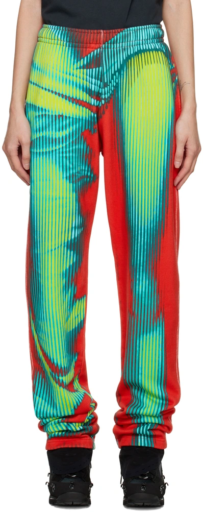 Shop Y/project Multicolor Jean Paul Gaultier Edition Lounge Pants In Yellow/red/blue