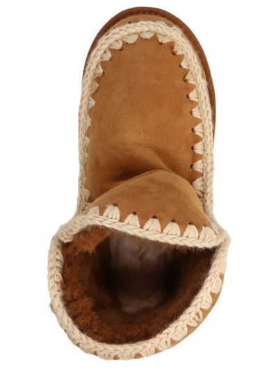 Shop Mou 'eskimo 18' Ankle Boots In Brown