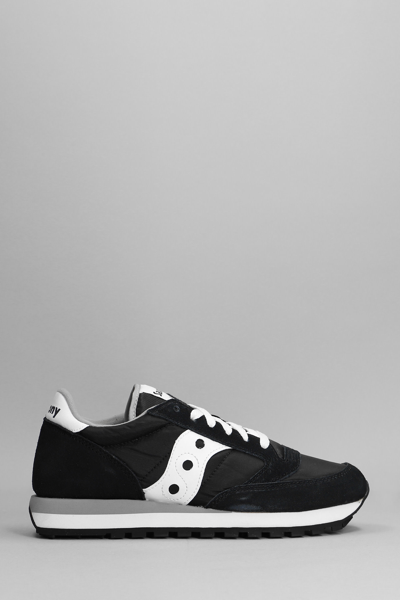 Saucony Jazz Original Sneakers In Black Suede And Fabric | ModeSens
