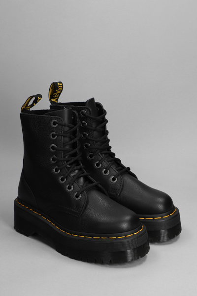 Shop Dr. Martens' Jadon Iii Combat Boots In Black Leather