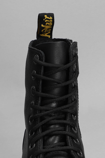 Shop Dr. Martens' Jadon Iii Combat Boots In Black Leather