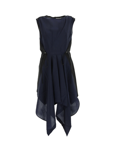 Shop Jw Anderson J.w. Anderson Dresses In Navy