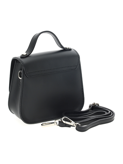 Shop Monnalisa Mini Leather Bag In Black