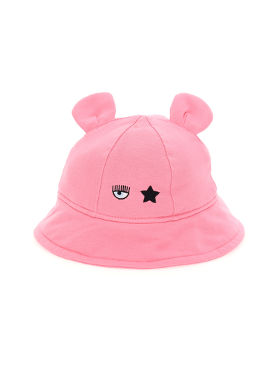 Shop Chiara Ferragni Eyestar Jersey Cap In Sachet Pink