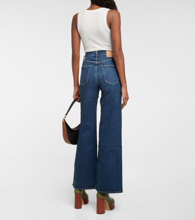 Shop Citizens Of Humanity Paloma High-rise Wide-leg Jeans In Everdeen