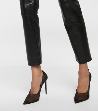 Shop Citizens Of Humanity Jolene High-rise Slim-fit Pants In Black