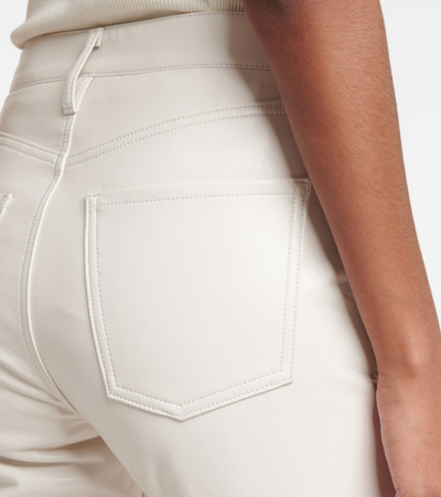 Citizens Of Humanity Isola Mid-rise Cropped Bootcut Pants In Frosting