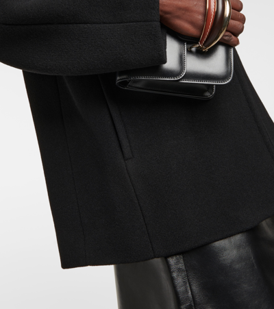 Shop Chloé Wool-blend Coat In Black