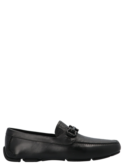 Shop Ferragamo 'parigi New' Loafers In Black