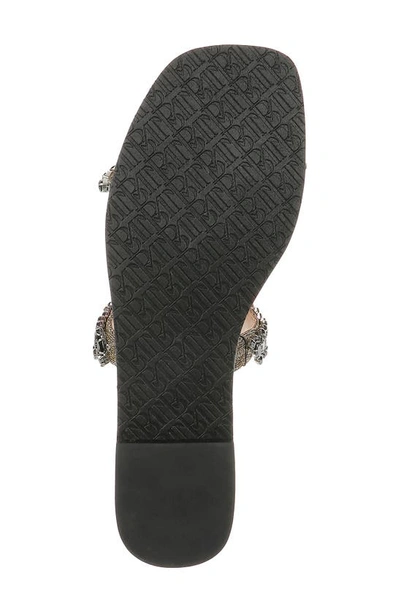Shop Badgley Mischka Thina Slide Sandal In Black