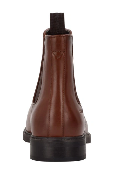 Calvin Klein Men's Fenwick Pull On Chelsea Boots Men's Shoes In Medium  Brown | ModeSens