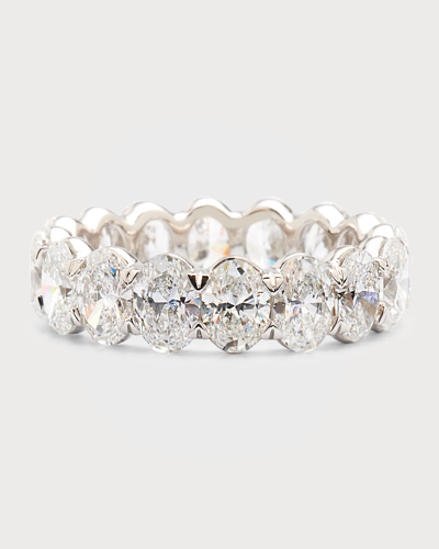 Shop Neiman Marcus Lab Grown Diamonds Lab Grown Diamond 18k White Gold Oval Eternity Ring