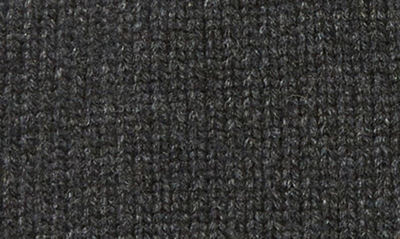 Shop Schott Corduroy Elbow Patch Wool Blend Cardigan In Heather Black