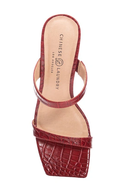 Shop Chinese Laundry Yaya Sandal In Red