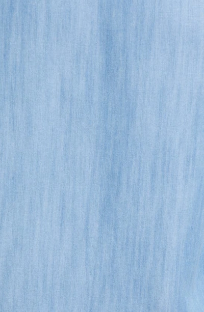 Stone Rose Tencel® Denim Button-up Shirt In Denim Blue