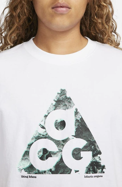 Shop Nike Acg Graphic Tee In White