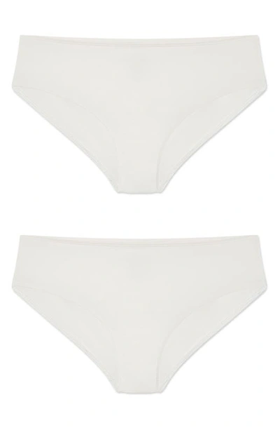 Kent 2-pack Compostable Organic Cotton Hipster Briefs In White