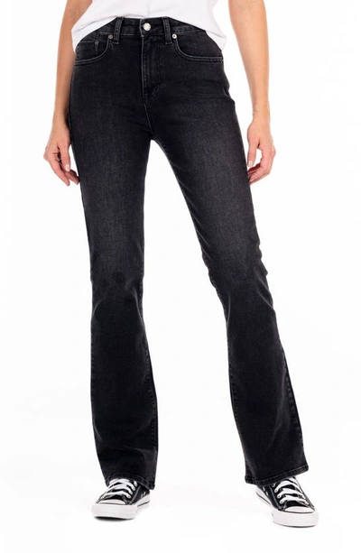 Shop Modern American Brookhaven High Waist Stretch Bootcut Jeans In Vint Black