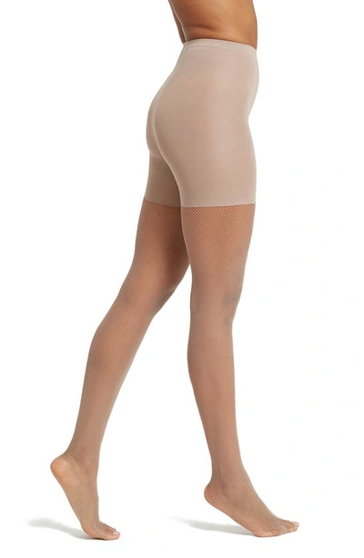 Spanx Micro-Fishnet Mid-Thigh Shaping Tights