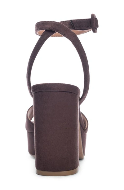 Chinese Laundry Theresa Platform Sandal In Brown