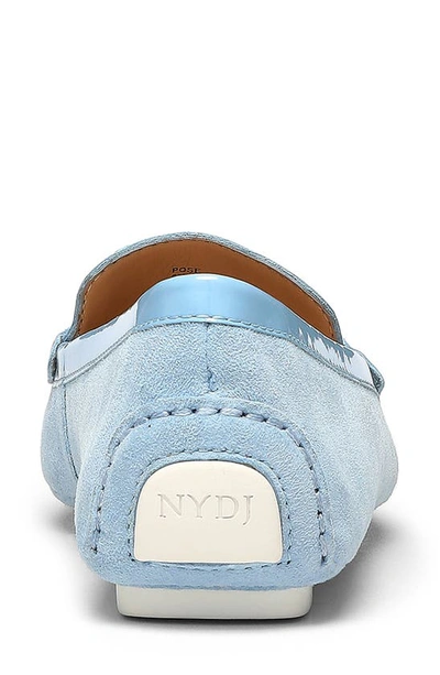 Shop Nydj Pose Loafer In Blue Bell