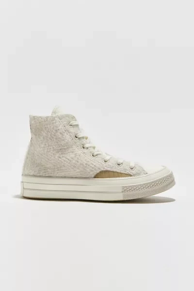 Shop Converse Chuck Taylor 70 Fuzzy Utility High Top Sneaker In Desert Sand + Nomad Khaki + Egret