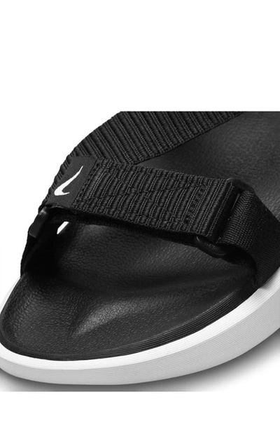 Shop Nike Vista Sandal In Black/ White-black