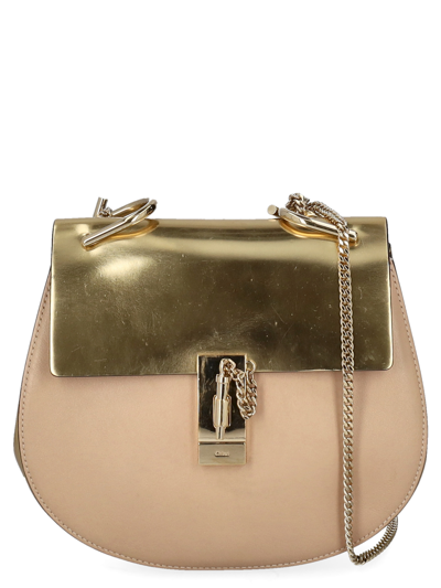 Pre-owned Chloé Shoulder Bags In Gold, Pink