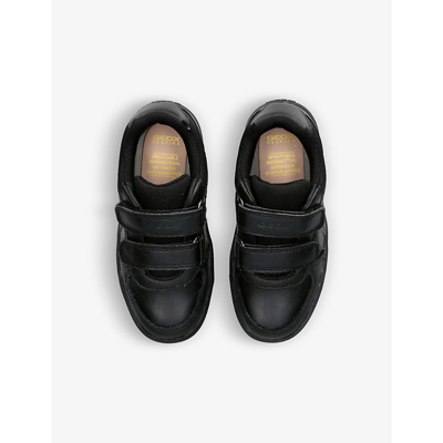 Geox Arzach Leather Low-top Trainers 4-7 Years In Black