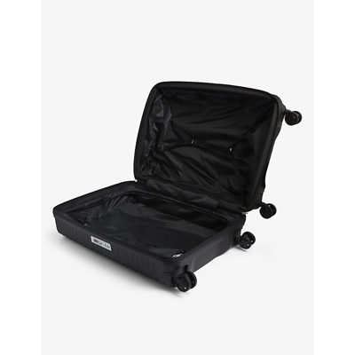 Shop Samsonite Black Upscape Spinner Expandable Four-wheel Shell Suitcase