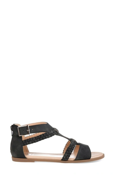 Shop Journee Collection Florence Sandal In Black