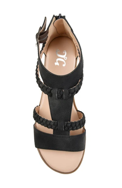 Shop Journee Collection Florence Sandal In Black