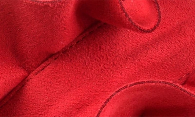 Journee Sabica Ruffle Slide Sandal In Red