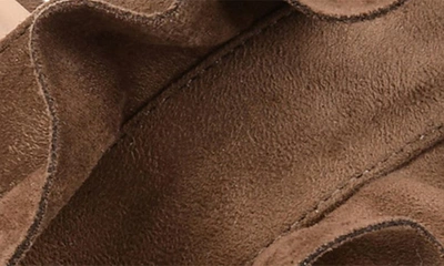 Journee Sabica Ruffle Slide Sandal In Taupe