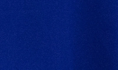Nina Leonard Cap Sleeve A-line Dress In Sapphire