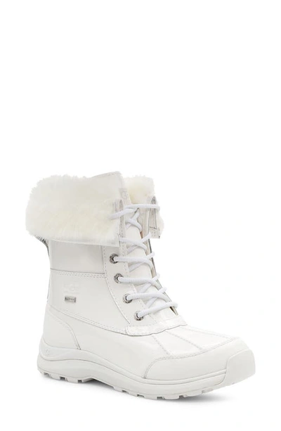 Shop Ugg Adirondack Iii Patent Waterproof Boot In White