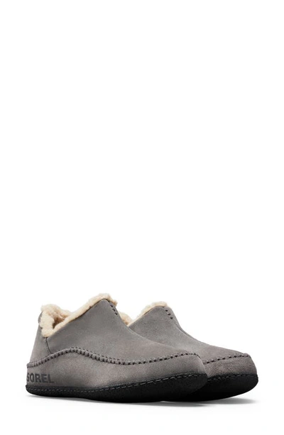 Shop Sorel Manawan Ii Faux Fur Lined Slipper In Quarry