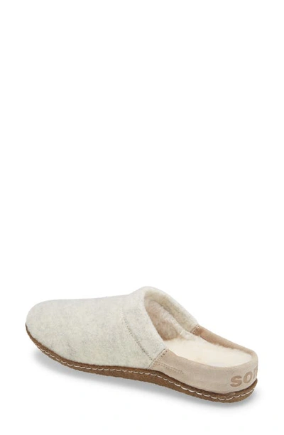 Sorel Nakiska Scuff Slippers In Ancient Fossil Gum
